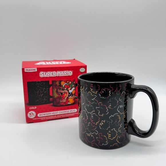 Super Mario Bowser XL Heat Change Mug Color Changing Coffee Cup by Paladone | - Picture 1 of 9